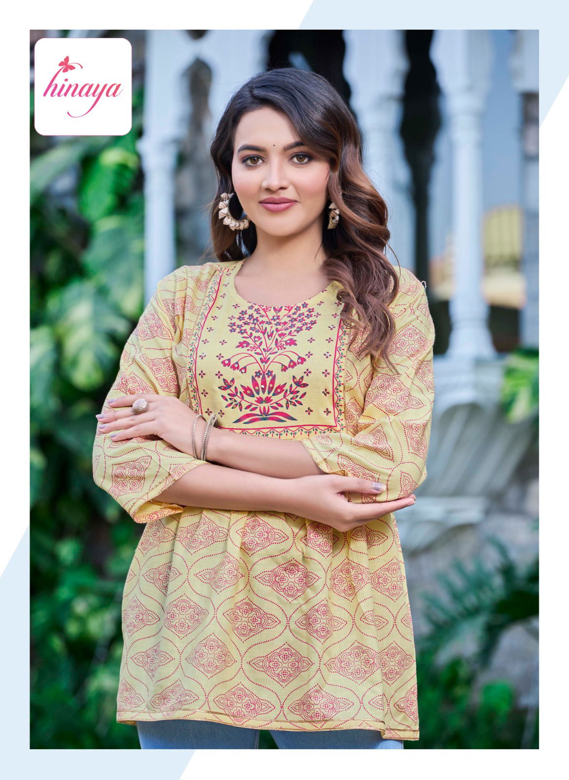 Fashion For You Vol 10 By Hinaya Rayon Western Ladies Top Wholesale Price In Surat